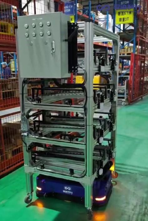 寻迹智行 汽车零部件厂内无人搬运应用案例